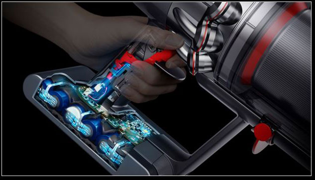 Seven-cell nickel-cobalt-aluminum click-in battery is on display
